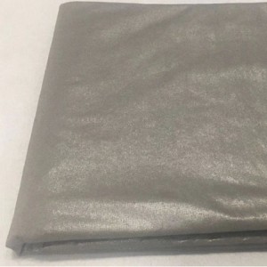 Tessuto non tessuto argentato Panno in fibra d\'argento resistente alle radiazioni Panno schermante in fibra d\'argento